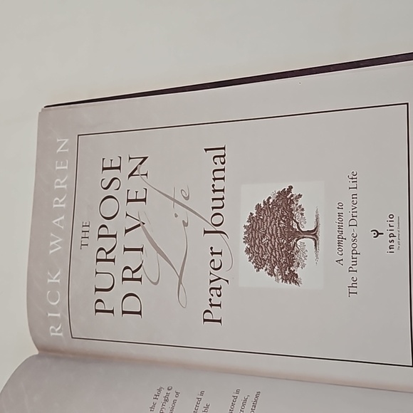 The Purpose Driven Life Journal Rick Warren  Inspirio Prayer Book 2002 - Picture 7 of 17